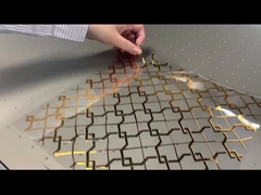 Máquina de impressão de película transparente para estampagem a quente com cinto de malha UV