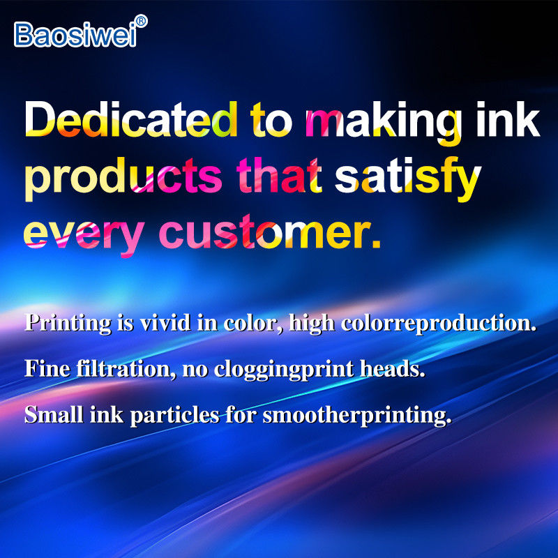 Baosiwei Eco Solvent Ink Adequado para Várias Cabeças de Impressão / 8 Cores